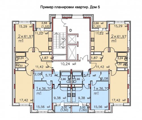 Жилые дома №№ 1, 5, 6. мкр. 